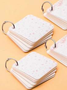 10pcs Stainless Steel Loose Leaf Binder Rings, Suitable For Binding Books, Notebooks, Files, Cards And Various Scenarios Back To School,Back To School,School Supplies - Red - View 6