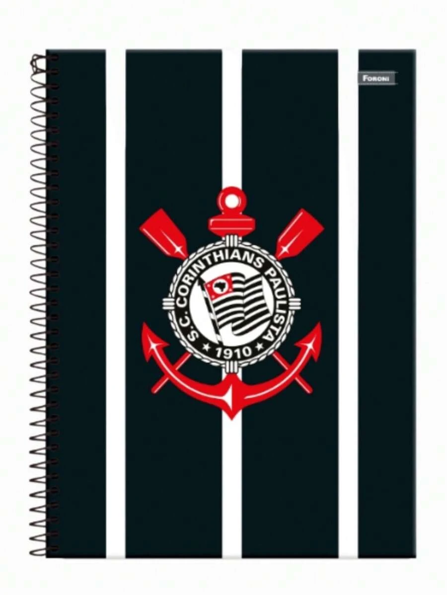 University Notebook 1 Subject Corinthians - Foroni - Sọc đen - Xem 1
