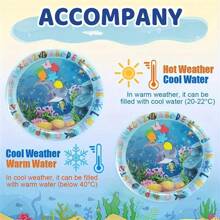 1pc Inflatable Pet Slapping Water Mat, Cat Dog Crawl Paw Pad, Pet Toy - Multicolor - View 4