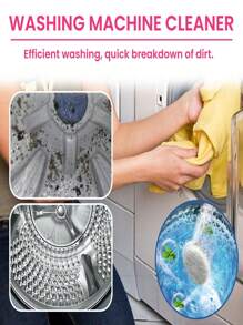 Washing Machine Tank Cleaning Effervescent Tablets Washing Machine Tank Quickly Deodorizes Dirt And Cleans Effervescent Tablets.Washing Machine Tank Cleaning Agent Decontamination Effervescent Tablets Cleanin - Multicolor - View 5
