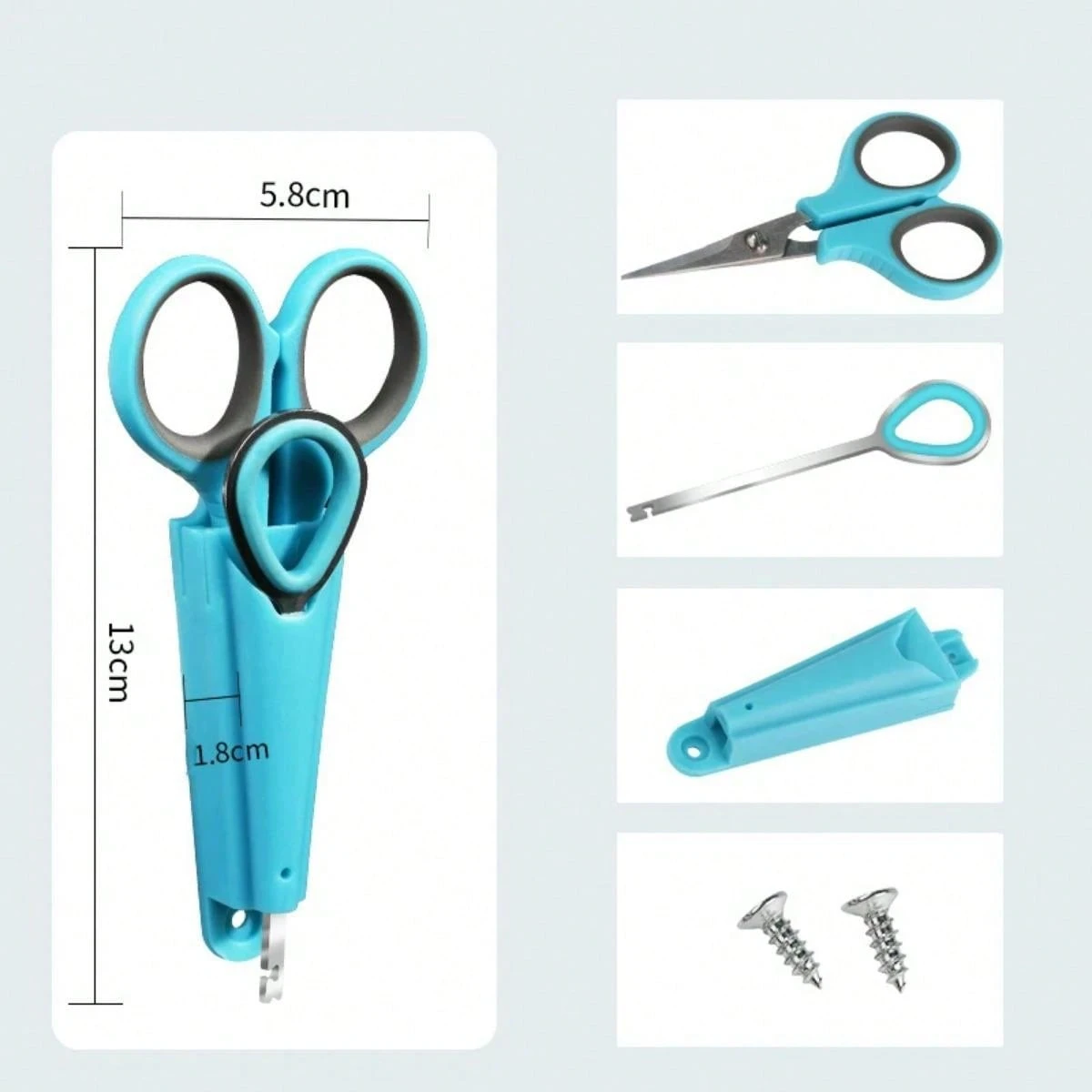 Set Forbici Per Bambini In Acciaio Inox Con Custodia – 15,5 Cm – Ideali Per Alimenti Morbidi, Rosa E Blu