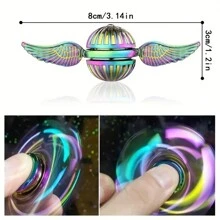 Harry Golden Snitch Magical : Angel Wing Finger Gyro Stress Relief Focus Toy - Stainless Steel Unbreakable Toy - Birthday Gift - Gift - Christmas Gift - Holiday Gift - Gift Toy - Multicolor - View 8