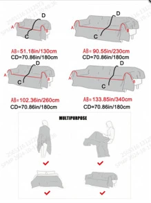 1pc Plush Sofa Towel Cover, Luxurious Minimalist Design, Anti-Slip Anti-Dust Anti-Cat Scratch Protective Sofa Decor, Suitable For Living Room, Bedroom, Office, Study