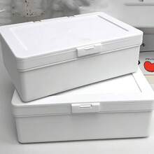 INS White Photo Card Storage Box Ins Photo Card Holder Storage Box Photocard Sleeves Idol Photo Collection Organizer Case 1pc Back To School