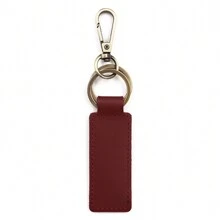 1pc/3pcs/6pcs/10pcs Minimalist Leather Keychain, Customizable Text, Can Be Used As Father's Day Gift, Birthday Gift, Gift For Father, Friends, Family, Dawg, Engraved, Stainless, Colorful, Cute, Adorable, Funny, Kawaii, Y2K, Stylish, Unisex, Casual, Custom, Personalized, Unique, Customized, Ideal Gifts For Him, Ideal Gifts For Her, Her, Boyfriend, Girlfriend, Family, Friends, Children, For Anniversaries, For Birthdays, For Graduation, For Housewarming, For Weddings, Bag Charms