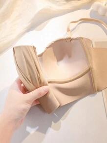 3pcs/Set Multicolor Women Thin Seamless Wireless Bras, Comfortable Bras Suitable For Small Bust, A/B Cup - Multicolor - View 3