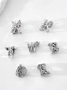 1 件时尚 A-Z 26 个字母串珠饰品适合女士手链手镯 DIY 珠宝制作周年纪念礼物精美女士珠宝 - 字母串珠 - 查看 7