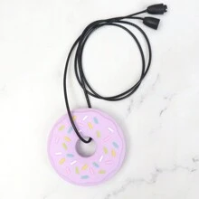 1 mặt dây chuyền gặm nướu hình bánh Donut bằng silicon, vòng cổ cảm giác mọc răng cho bé, quà tặng Giáng sinh, Lễ tạ ơn, Phục sinh - Nhiều màu - Xem 8
