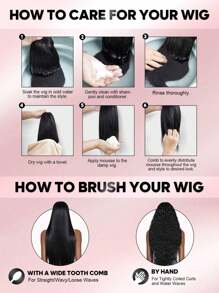 12 英寸 6x4 鲍勃假发真人发 180% 密度即用型无胶假发直发鲍勃假发真人发预剪蕾丝预漂白小结 180% 密度 - 自然色&黑色系 - 查看 10