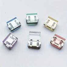 10 件彩色滑动夹 - 适用于办公室、学校和家庭的多功能纸张整理器 - 彩色 - 查看 5