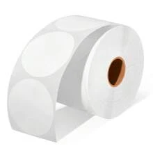 2 英寸彩色热敏标签贴纸，每卷 600 张，兼容 M110/M120/M220，适用于家庭和办公室的 DIY 条码徽标 - 彩色 - 查看 12