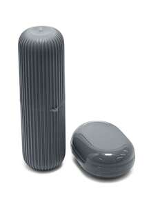 Hygiene Kit With Toothbrush Holder + Soap Dish Silver - Santa Clara - 銀色 - 查看 2