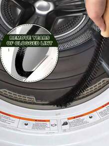 专业干衣机排气管清洁刷 - 高效除尘工具，适用于家用干衣机排气管、洗衣房和排水管清洁 - 易于使用、可伸缩、可重复使用的干衣机排气管除尘刷 - 彩色 - 查看 7