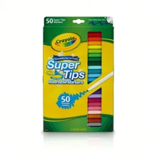 Crayola 50 Colors Marker Set 2024 | Dual Tip Washable Markers | Christmas Card Making | Bullet Journal | Study Notes |  Story Design | Student Planner | Holiday Gift Set |  Content Creation | Year End Planning | New Year Resolution | Art Supply | Fine Broad Tips | Teacher Gift | Office Supply | - Multicolor - View 2