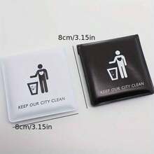 1 pièce Cendrier portable en aluminium EVA, cendrier compact de haute qualité pour l'extérieur, sac de collecte tendance et cool pour mégots de cigarette, convient pour les cendres, les mégots de cigarette, les sacs poubelle, petit et mignon, garde la ville propre, disponible en noir, blanc et bleu, cadeau pour les amis, garçons, Saint-Valentin, cœur, femmes, Saint-Valentin