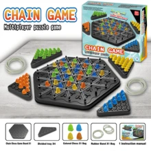 Chain Triangle Chess Set - Multiplayer Strategy Game, Ideal For Family Bonding & Team Battles, Portable ABS Material With Carrying Case - Multicolor - View 9