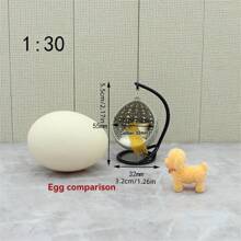 1pc 1:30/1:20/1:15/1:12 DIY Hanging Basket Decor, Miniature Furniture Hanging Basket Ornament, DIY Sandbox Model Building Material Hanging Chair, Decoration House Hanging Basket, Decoration House Furniture, Play House Furniture Best Gifts Birthday