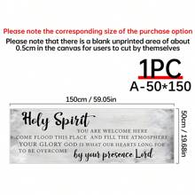 1 tấm tranh in Canvas Chúa Thánh Thần nghệ thuật: Nghệ thuật treo tường truyền cảm hứng để trang trí nhà cửa - Thích hợp cho phòng khách hoặc phòng ngủ, Nghệ thuật treo tường/Áp phích Canvas/Trang trí nhà cửa - Nhiều màu - Xem 11