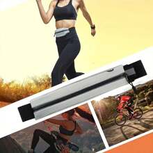 Pochete refletiva para corrida para homens e mulheres - Pochete ajustável à prova d'água com bolso para celular - Ótima para corrida ao ar livre e ciclismo
