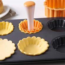 1pc Creative Cake/Cookie Mold, Fluted Tart Mold For Fruit Tarts, Egg Tarts, Glutinous Rice Boats Cakes & Pastries - Multicolor - View 1