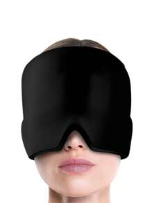 1pc Single Layer Gel Ice Pack Headache Migraine Relief Cap With Stretchable And Adjustable Design For Cold & Hot Therapy To Alleviate Headaches, Unscented, Use Without Power, Battery-Free - Effective For Tension, Stress, Fever, Fatigue Relief