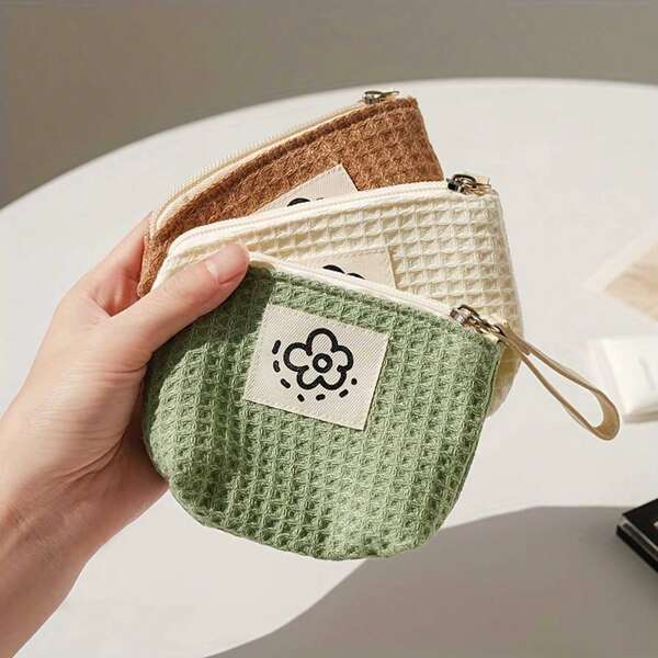Mini Cute Storage Bag, Portable Sanitary Napkin Bag, Cosmetic Humorous Storage Bag And Coin Purse, Small Makeup Bag, Makeup Bag, Lipstick Bag Beauty Cosmetic Lipstick Makeup Accessories Organizer For Women And Girls