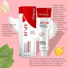 Kem đánh răng Probiotic ORALHOE - Làm sạch nhẹ nhàng và bảo vệ răng khỏi vết bẩn, Kem đánh răng chăm sóc răng miệng - 120g - Xem 8