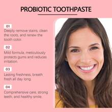 Kem đánh răng Probiotic ORALHOE - Làm sạch nhẹ nhàng và bảo vệ răng khỏi vết bẩn, Kem đánh răng chăm sóc răng miệng - 120g - Xem 7