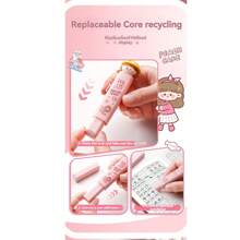 1/4 cục tẩy đẩy kéo hoạt hình dễ thương, không bừa bộn, không để lại cặn, quà tặng lý tưởng cho lớp học - Nhiều màu - Xem 7