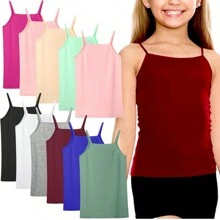 Girl's Single & Multi-Item Pack Of Randomly Assorted Cami Style Tank Tops - 3 Pack Randomly Selected - View 8