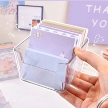 1 件透明亚克力钱币收纳盒，塑料硬币和糖果盒，适用于家庭、办公室和学校 - 無色 - 查看 2
