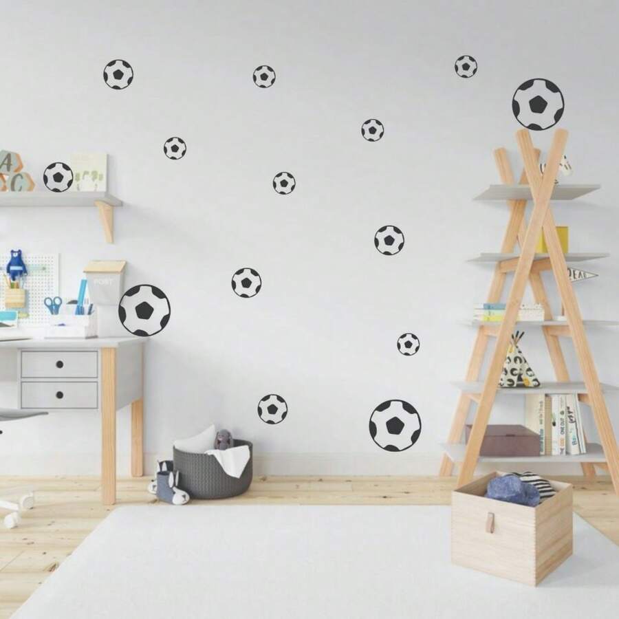 Decorative Sticker Soccer Ball | Wall | Glass | Mirror - Nhiều màu - Xem 1