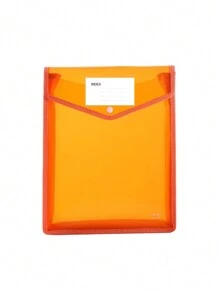 1pc A5文件夹大容量办公文具收纳袋文件袋信封文件夹PP塑料文件夹彩色风琴袋办公室试卷收纳公文包横斜纹学生立体文件袋 - 彩色 - 查看 17