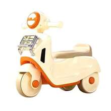 Kinkete Mini Moto Montable para Niños Con Luz Y Sonido - Beis - Ver 2