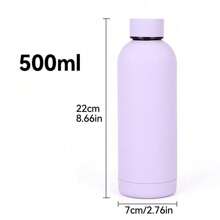 1 Piece Of Customized Name Water Bottle, Stainless Steel Cold Bottle, Personalized Diy Name Tumbler, 17oz, Exclusive Water Cup, Coffee Cup, Car Cup, Multiple Colors Available, Outdoor, Sports And Fitness, Home Water Bottle, Exclusive Holiday Gifts For Friends, Family, Loved Ones, Christmas And Halloween Gifts ,Stainless Exquisite,Modern,Contracted,Colorful Custom,Personalized,Unique Ideal Gifts For Him Her,Boyfriend,Girlfriend,Dad,Mom,Family,Friends For Anniversaries,For Valentine's Day,For Mother's Day,For Birthdays,For Children's Day,For Father's Day,For Graduation,For Weddings,For Housewarming Dining Room,Living Room,Bedroom,Office,Tea Room,Home,School,Customized Water Bottle & Cup Accessories,Easy Comfort - Freedom Of Choice - View 3