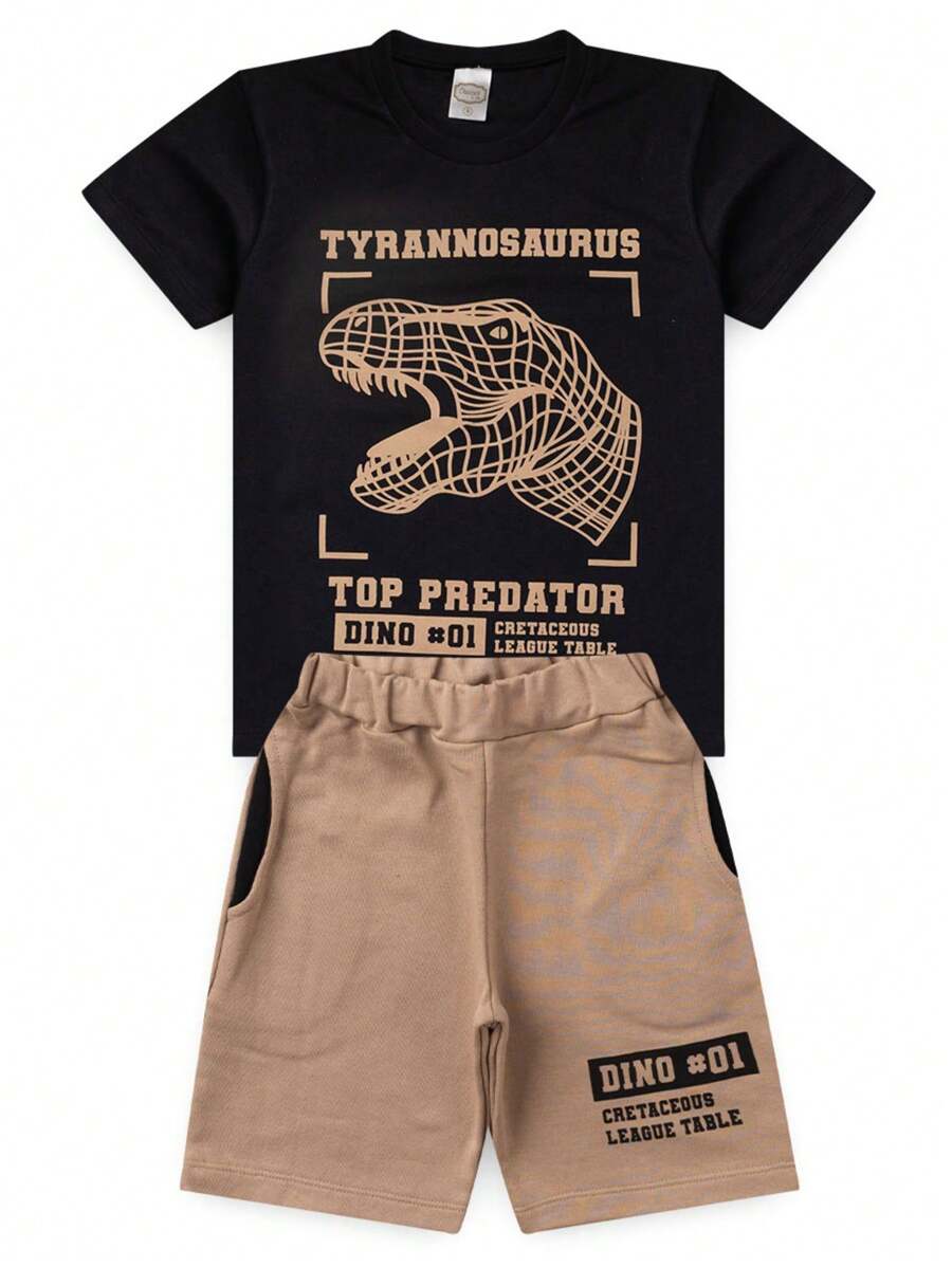 Black Tyrannosaurus Children's Set - màu đen - Xem 1