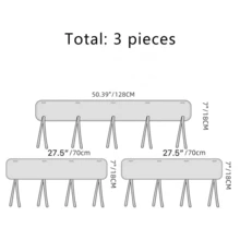 Bộ 3 tấm phủ lan can cũi trẻ em, tấm bảo vệ lan can giường mềm mại cho bé - Nhiều màu - Xem 7