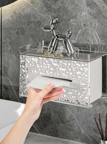 1 hộp đựng khăn giấy treo tường, hộp đựng khăn giấy sang trọng, hộp đựng khăn giấy, hộp đựng treo tường, hộp đựng khăn giấy ngược, hộp đựng khăn giấy họa tiết băng giá, hộp đựng khăn giấy hai cửa - Nhiều màu - Xem 2