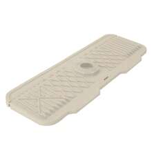 Tapete De Silicona Para Fregadero De Cocina Protector Contra Salpicaduras De Agua Para Grifo De Fregadero - Blanco - View 1