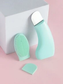 1 件装硅胶鼻刷面部毛孔清洁器便携式黑头按摩刷美容清洁工具面部清洁面部刷黑头铲 - 彩色 - 查看 8
