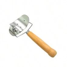 1 件不锈钢饺子皮切刀工具，饺子皮不锈钢模具，烹饪糕点工具，中式饺子切割机，不锈钢糕点滚筒切刀，圆形面团刀滚筒饺子包装机模具 - 彩色 - 查看 8