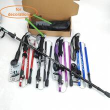 Gậy đi bộ đường dài bằng hợp kim nhôm có tay cầm bằng xốp EVA siêu nhẹ có thể gập lại, có bao bì hộp giấy. Thích hợp cho cắm trại, đi bộ đường dài ngoài trời, tụ tập bạn bè, đi chơi gia đình - Đỏ - Xem 7