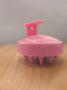 1PC Bàn chải massage da đầu, Dụng cụ gội đầu bằng rơm lúa mì, Bàn chải tóc bằng silicon, Bàn chải massage & làm sạch da đầu, Tẩy tế bào chết cho da đầu, Dụng cụ loại bỏ gàu, Phù hợp cho cả nam và nữ - Nhiều màu - Xem 16