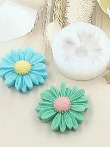 1pc Chrysanthemum Shaped Silicone Mold For DIY Resin, Wax Candle