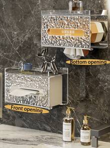 1 hộp đựng khăn giấy treo tường, hộp đựng khăn giấy sang trọng, hộp đựng khăn giấy, hộp đựng treo tường, hộp đựng khăn giấy ngược, hộp đựng khăn giấy họa tiết băng giá, hộp đựng khăn giấy hai cửa - Nhiều màu - Xem 8