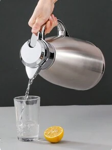 1 件不锈钢咖啡壶双层保温茶壶真空瓶适用于家庭酒店餐厅多功能水壶返校 - 2300ml - 查看 8