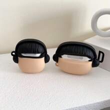 Super Cool Cartoon Cute Design Silicone Case For New Gen AirPods 4 /AirPods 3/AirPods 2, Protective Cover Compatible With Apple Wireless Earphones