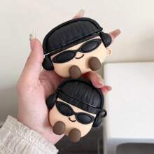 Super Cool Cartoon Cute Design Silicone Case For New Gen AirPods 4 /AirPods 3/AirPods 2, Protective Cover Compatible With Apple Wireless Earphones