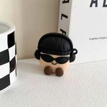 Super Cool Cartoon Cute Design Silicone Case For New Gen AirPods 4 /AirPods 3/AirPods 2, Protective Cover Compatible With Apple Wireless Earphones