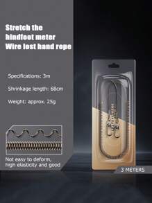 eyekan Fishing Rod Rope Retractable Steel Wire Circle Rubber Band Tackle Holder Detachable Spring Cord, Extra Long - Multicolor - View 9